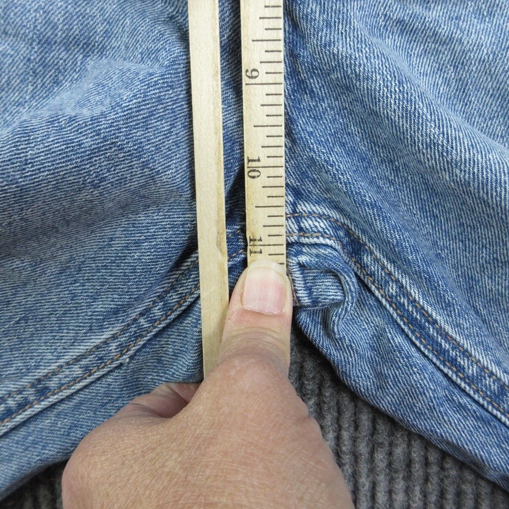 Old Navy Jeans Womens 2 Petite Blue Baggy Wide-Leg High Rise Denim 28x28.5* NWT - Picture 6 of 16